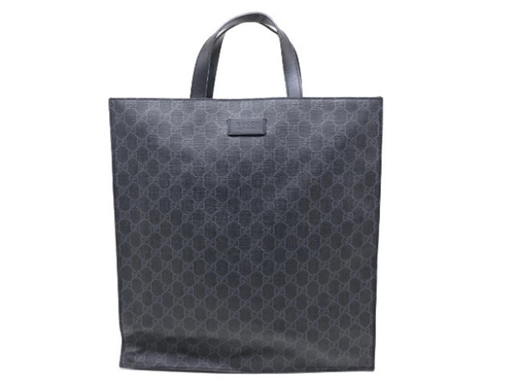 Gucci GG Supreme Tote Bag Black